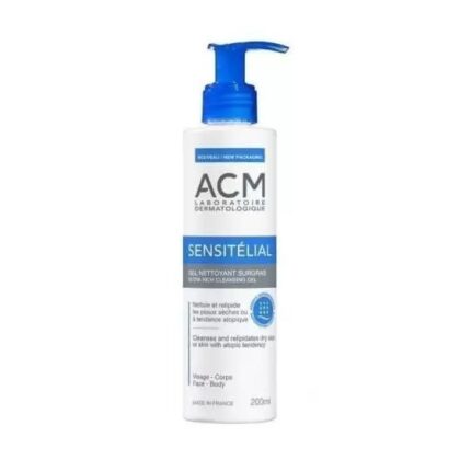 ACM Sensitélial Gel Nettoyant Surgras 200ml