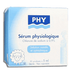 PHY SERUM PHYSIOLOGIQUE STERILE NASAL & OPHTALMIQUE 30 UNIDOSES *5ml