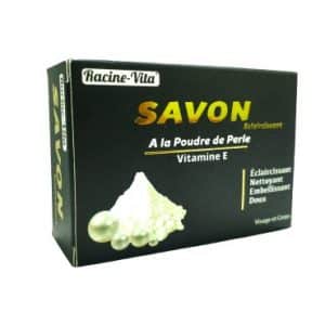 RACINE-VITA SAVON ECLAIRCISSANT A LA POUDRE DE PERLE ET VITAMINE E 80G