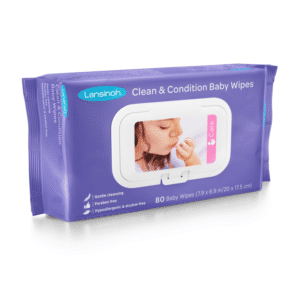 LANSINOH LINGETTES BABY WIPES /80 UNIT