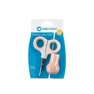 BEBE CONFORT CISEAUX DE SECURITE AVEC BASE ROSE 1M+