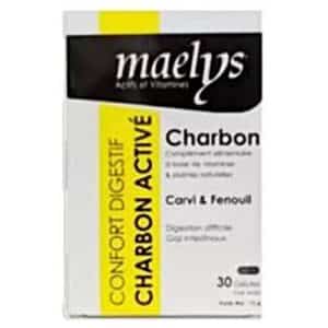 MAELYS CHARBON ACTIVE 30 GELULES