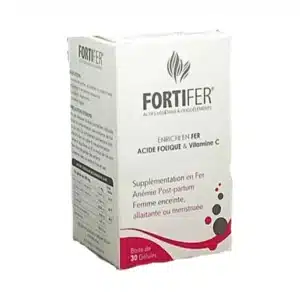 FORTIFER FER ACIDE FOLIQUE & VITAMINE C