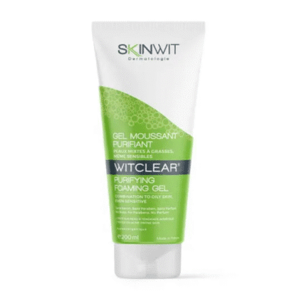 SKINWIT WITCLEAR GEL MOUSSANT PURIFIANT PEAUX MIXTES A GRASSES 200ML
