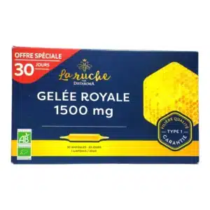 DIETAROMA LA RUCHE GELÉE ROYALE BIO 1500MG - 30 AMPOULES DE 15ML