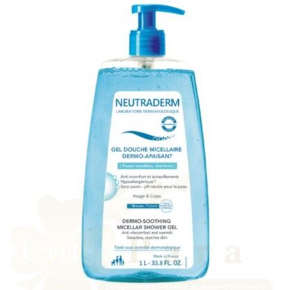 NEUTRADERM GEL DOUCHE MICELLAIRE DERMO APAISANT 1L