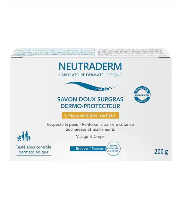 NEUTRADERM SAVON DOUX SURGRAS DERMO PROTECTEUR 200G