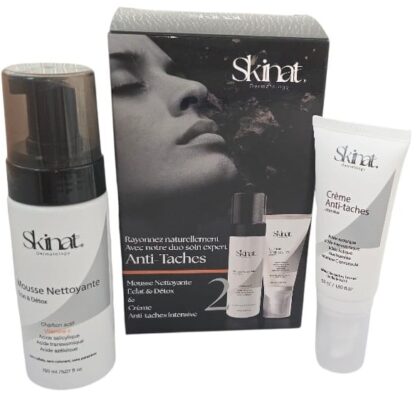 SKINAT PACK ANTI-TACHES CREME ANTI-TACHES + MOUSSE NETTOYANTE 150ML