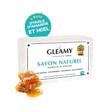 GLEAMY SAVON A BASE D'HUILE D'AMANDE ET MIEL PUR