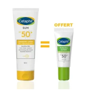 CETAPHIL PACK SUN LOTION SPF50+ 100 ML + PROTECTIVE LIP BALM
