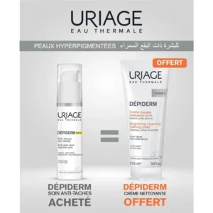 URIAGE PACK DEPIDERM SOIN DE JOUR ANTI-TACHES SPF50 30ML + DEPIDERM MOUSSE NETTOYANTE 100ML