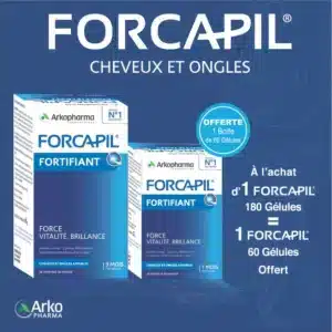 FORCAPIL PACK 180 GÉLULES + 60 GÉLULES